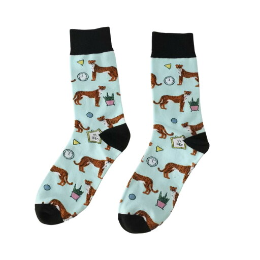 マイペット チーター クルーソックス レディース 総柄 くつ下 靴下 動物 かわいい ポップ SOCKS マイペット チーター クルーソックス レディース 総柄 くつ下 靴下 動物 かわいい ポップ SOCKS