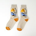 ドローイング アート ソックス N レディース メンズ 総柄 くつ下 靴下 ポップ SOCKS