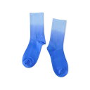 グラデーション 染め ソックス(ブルー) 靴下 メンズ レディース IMPORT POP SOCKS 夏 フェス アウトドア 送料無料