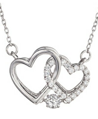 クロスフォーニューヨーク レディース ネックレス シルバー 銀 ハート ペンダント(CFN-YP563)クロスフォー ダンシングストーン ネックレス Crossfor Newyork 佐藤かよ デザイン キュービックジルコニア アクセサリー