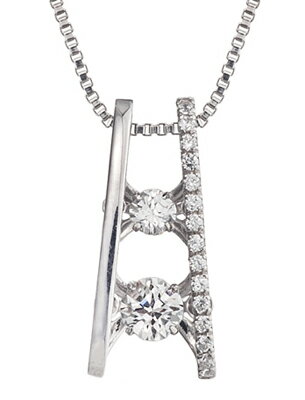 クロスフォーニューヨーク レディース ネックレス シルバー 銀 ペンダント(CFN-YP566)クロスフォー ダンシングストーン ネックレス Crossfor Newyork 佐藤かよ デザイン キュービックジルコニア アクセサリー