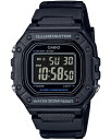 カシオ スポーツウォッチ 5気圧防水 メンズ デジタル 腕時計 おしゃれな ブラック 黒 (WSD24MY06) ストップウォッチ 日付 曜日 カレンダー アラ...