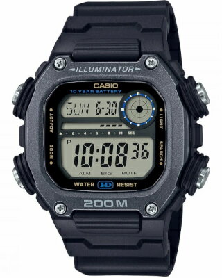 カシオ スポーツウォッチ 20気圧防水 メンズ デジタル 腕時計 文字盤 見やすい ダイバーズ (DSD24SP01KAG) ストップウォッチ カウントダウンタ...