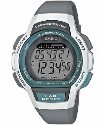 カシオ スポーツウォッチ 10気圧防水 レディース デジタル 腕時計 文字盤 見やすい 大型液晶 LSD19FB03KAG 海外版 60ラップ ストップウォッチ カウントダウンタイマー LED ライト付き ランニン…