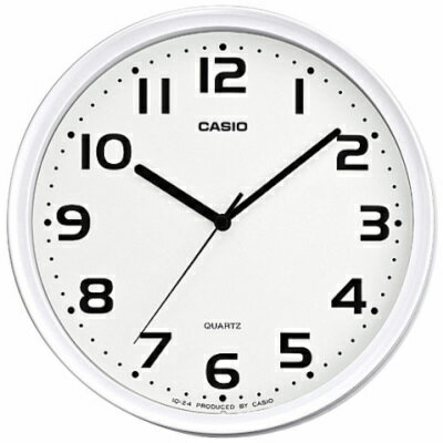 カシオ 壁掛け時計 アナログ 掛け時計 コンパクト おしゃれな ホワイト 白 SCL19AP03 シンプル 見やすい アラビア数字 3針 ANALOG WALL CLOCK 小型 掛時計 ウォールクロック