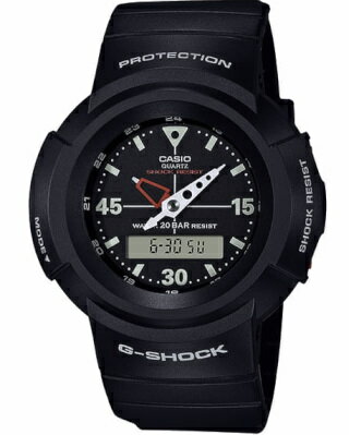 カシオ G-SHOCK スポーツウォッチ 20気圧防水 デジタル アナログ 腕時計 Gショック 限定モデル (AW-500E-1EJF) ストップウォッチ アラーム EL ライト付き ランニングウォッチ カシオ マラソン ランニング 時計 アウトドアウォッチ