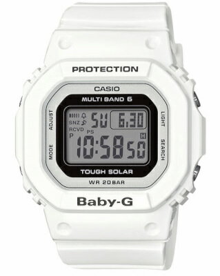 カシオ スポーツウォッチ BABY-G 電波時計 20気圧防水 レディース デジタル ソーラー電波 腕時計 (BGD-5000U-7JF) 電波ソーラー ストップウォッチ カウントダウンタイマー LED ライト付き ランニングウォッチ カシオ マラソン ランニング 時計