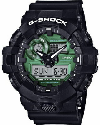 カシオ G-SHOCK スポーツウォッチ 20気圧防水 メンズ デジタル アナログ 腕時計 ブラック 黒 (GA-700MG-1AJF) ストップウォッチ カウントダウンタイマー ターゲットタイム報知機能 LED ライト付き ランニングウォッチ カシオ マラソン ランニング 時計