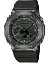 カシオ G-SHOCK スポーツウォッチ 20気圧防水 デジタル アナログ 腕時計 Gショック (GM-2100B-3AJF) 針退避機能 ストップウォッチ カウントダウンタイマー ダブルLED ライト付き ランニングウォッチ カシオ マラソン ランニング 時計 アウトドアウォッチ