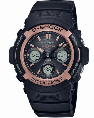 カシオ スポーツウォッチ G-SHOCK 電波時計 20気圧防水 デジタル アナログ ソーラー電波 腕時計 (AWG-M100SF-1A5JR) 電波ソーラー ストップウォッチ カウントダウンタイマー LED ライト付き ランニングウォッチ カシオ マラソン ランニング 時計