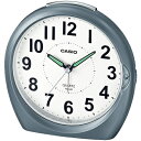 カシオ 置き時計 アナログ 目覚まし時計 おしゃれな メタリックグレー (SCL22MY01GRY) 見やすい 文字盤 ホワイト 白 アラビア数字 3針 アラーム スヌーズ機能 ライト付き CASIO 卓上 置時計(3)