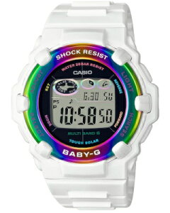 カシオ スポーツウォッチ BABY-G 電波時計 20気圧防水 デジタル ソーラー電波 腕時計 (BGR-3000UK-7JR) 電波ソーラー ストップウォッチ カウントダウンタイマー LED ライト付き ベビーg CASIO イルカクジラ 2022年 イルクジ 限定モデル