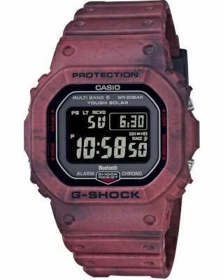 カシオ スポーツウォッチ G-SHOCK 電波時計 20気圧防水 デジタル ソーラー電波 腕時計 (GW-B5600SL-4JF) 電波ソーラー モバイルリンク機能 ストップウォッチ カウントダウンタイマー LED ライト付き ランニングウォッチ カシオ マラソン ランニング 時計