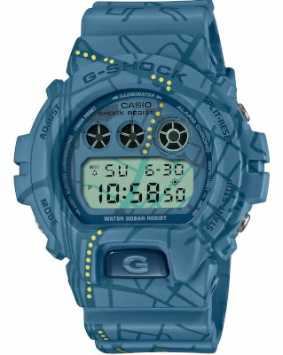 カシオ G-SHOCK スポーツウォッチ 20気圧防水 メンズ デジタル 腕時計 Gショック 限定モデル (DW-6900SBY-2JR) ストップウォッチ カウントダウンタイマー EL ライト付き ランニングウォッチ カシオ マラソン ランニング 時計 アウトドアウォッチ