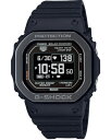 カシオ G-SHOCK スポーツウォッチ 20気圧防水 デジタル 腕時計 文字盤 見やすい スマートウォッチ (DW-H5600MB-1JR) モバイルリンク バイブレーション機能 ストップウォッチ タイマー LED ライト付き ランニングウォッチ カシオ マラソン ランニング 時計