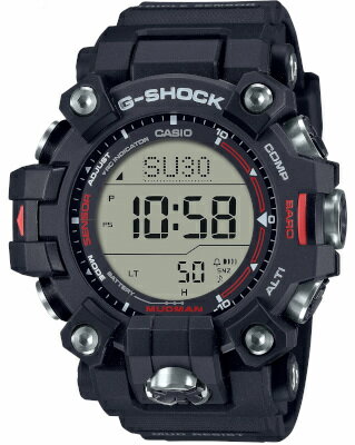 カシオ スポーツウォッチ G-SHOCK 電波時計 20気圧防水 デジタル ソーラー電波 腕時計 (GW-9500-1JF) 電波ソーラー 方位計 高度計 温度計 ストップウォッチ カウントダウンタイマー LED ライト付き ランニングウォッチ カシオ マラソン ランニング 時計