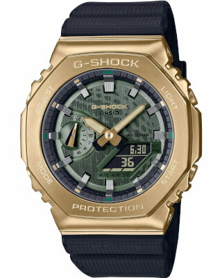 楽天MDCギフトカシオ G-SHOCK スポーツウォッチ 20気圧防水 デジタル アナログ 腕時計 石川遼シグネチャーモデル （GM-2100RI23-1JR） 針退避機能 ストップウォッチ カウントダウンタイマー ダブルLED ライト付き ランニングウォッチ カシオ マラソン ランニング 時計