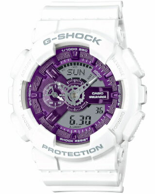 カシオ G-SHOCK スポーツウォッチ 20気圧防水 デジタル アナログ 腕時計 Gショック 限定モデル (GA-110WS-7AJF) 速度計測機能 1/1000秒 ストップウォッチ カウントダウンタイマー LED ライト付き ランニングウォッチ カシオ CASIO マラソン ランニング 時計