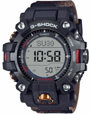 カシオ G-SHOCK スポーツウォッチ 20気圧防水 デジタル ソーラー電波 腕時計 チームランドクルーザー・トヨタ コラボモデル (GW-9500TLC-1JR) 電波ソーラー 方位計 気圧計 高度計 温度計 LED ライト付き 登山 釣り 時計 タイマー ストップウォッチ アウトドアウォッチ