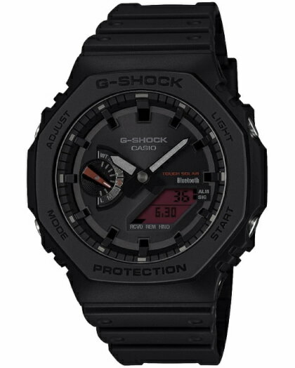 カシオ G-SHOCK スポーツウォッチ 20気圧防水 ソーラー メンズ デジタル アナログ 腕時計 Gショック 限定モデル (GA-B2100BBR-1AJF) ストップウォッチ タイマー モバイルリンク機能 LED ライト付き ランニングウォッチ カシオ マラソン ランニング 時計