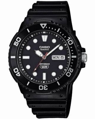 カシオ スポーツウォッチ 10気圧防水 メンズ アナログ ダイバーズ 腕時計 文字盤 見やすい アラビア数字 日付 曜日 カレンダー 方位 回転ベゼル (SD25SP02) ランニングウォッチ カシオ CASIO マラソン ランニング 時計 ダイバーズウォッチ