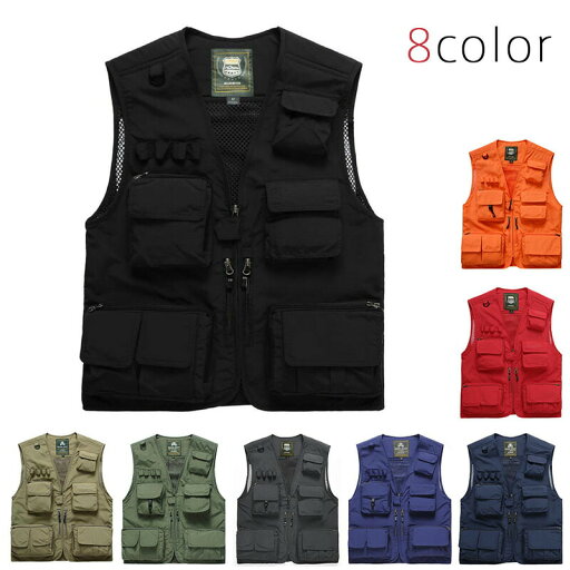 カメラマンベスト フィッシングベスト アウトドア 多機能 お釣り 登山服 大きいサイズ ミリタリー 撮影用 カメラマンベスト フィッシングベスト アウトドア 多機能 お釣り 登山服 大きいサイズ ミリタリー 撮影用