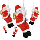 サンタクロースペンダント人形 吊り装飾用 単品 3D立体感 クリスマスツリー飾り ドアの装飾 クリスマスデコレーション ドアオーナメント