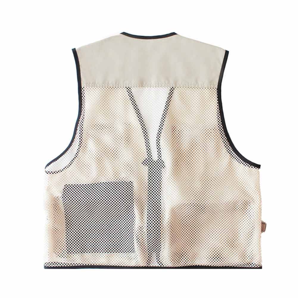 カメラマンベストフィッシングベストアウトドアメッシュ多機能お釣り登山服大きいサイズミリタリー撮影用