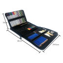 アートセット 72セット 文具 ぬり絵 素描鉛筆 美術絵筆 鉛筆 筆記具 文房具 画材 卒園 入園 入学 プレゼント 贈り物 収納ケース付き