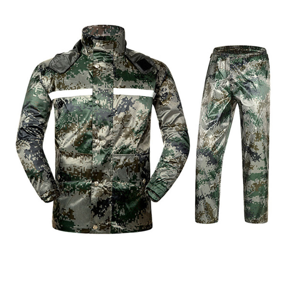 レインウェア 上下セット レインコート 梅雨 雨具 軽量 自転車 男女兼用 反射テープ付き 通学・通勤・作業・フィッシング・魚釣り用 アウトドア