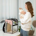 ペット用品 ペットリュック ペットキャリー 犬用 猫用 メッシュ 通気性 軽量 お出かけ お散歩 避難グッズ