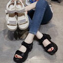 サンダル レディース 厚底 歩きやすい ヒール5cm 疲れない スポーツ 人気 スポサン ライブ キャンプ 美脚 黒 アウトドア 夏