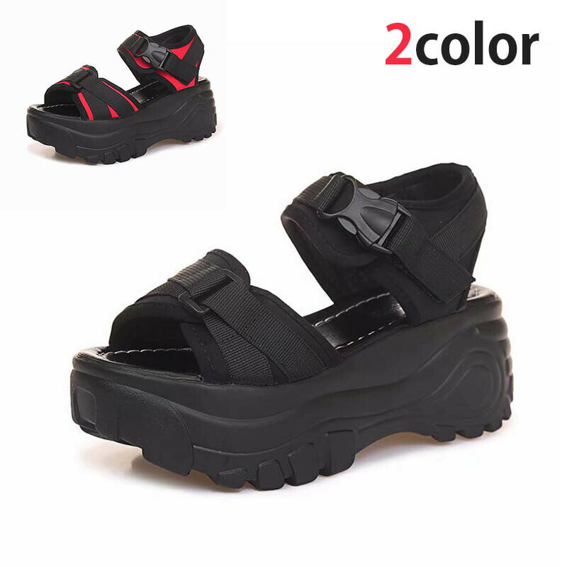 レディース 厚底 サンダル 軽量 歩きやすい シューズ スポーツサンダル 靴 スニーカー