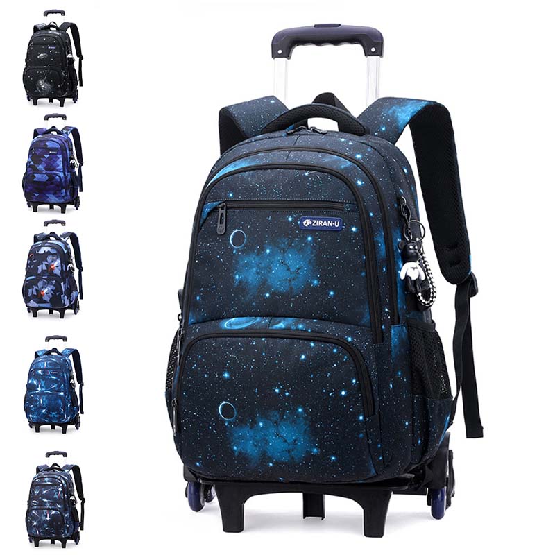 楽天MDKSTORE楽天市場店キャリーケース 星空柄 着脱式デイパック 防水 男の子 六輪付き 大容量 キャスターバッグ トローリーケース デイパック リュックサック キッズ トラベルバッグ 男の子 シンプル 小学生 中学生 高校生 旅行 通学 遠足 多機能 おしゃれ アウトドア