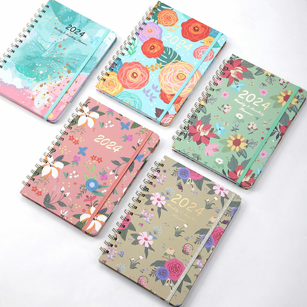 手帳 2024 スケジュール帳 学研ステイフル スタディプランナー 勉強 ノート 時間 管理 リスト スケジュール 日記プランナー