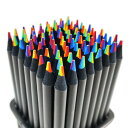 色鉛筆 カラフル 7色芯 20本セット ブラックウッド レインボー 虹色 筆記具 文房具 文具 ぬり絵 学生 子供向け 美術 学生 文具 お絵描き イラスト 落...