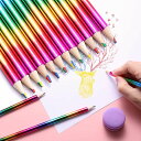 色鉛筆 カラフル 4色芯 36本セット レインボー 虹色 筆記具 文房具 文具 ぬり絵 学生 子供向け 美術 学生 文具 お絵描き イラスト 落書き 手帳 入園...