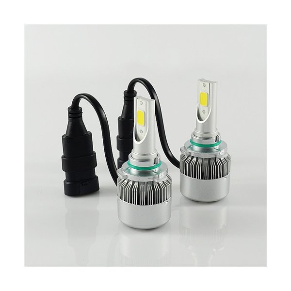 LEDإåɥ饤Ȣ HB4  եפˤб DC12V  72W (36W x2) 7600LM (3800LM x2) 6000k 2ܥå 1ǯݾ