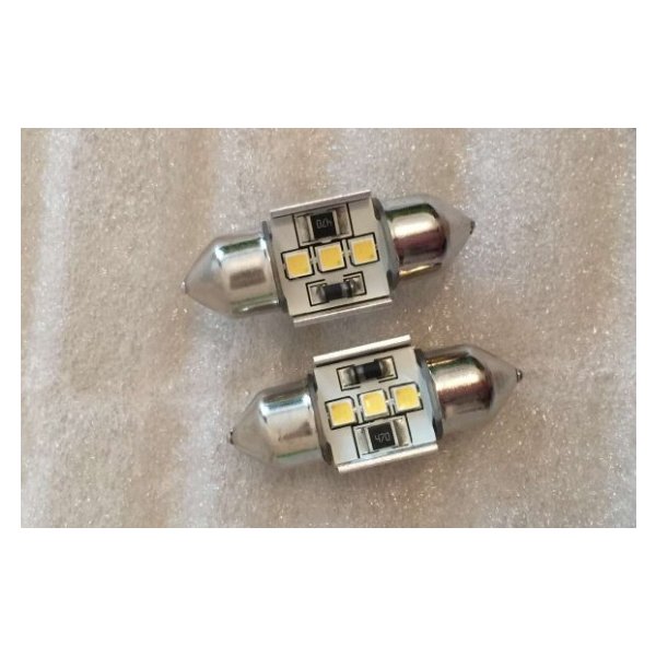 Rakuten - 【メールで送料無料】LED T10×31mm高輝度LEDルームランプ 9W キャンセラー内臓2個セット