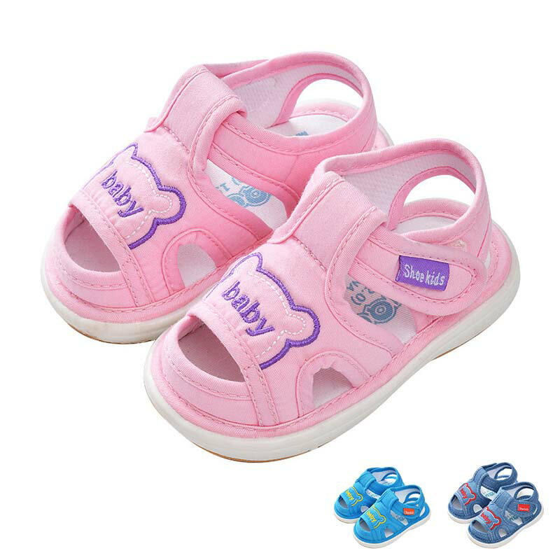 音の鳴るサンダル 女の子 男の子 ベビーサンダル 笛付き靴 赤ちゃん ベビーシューズ ファーストシューズ フォーマル 春夏