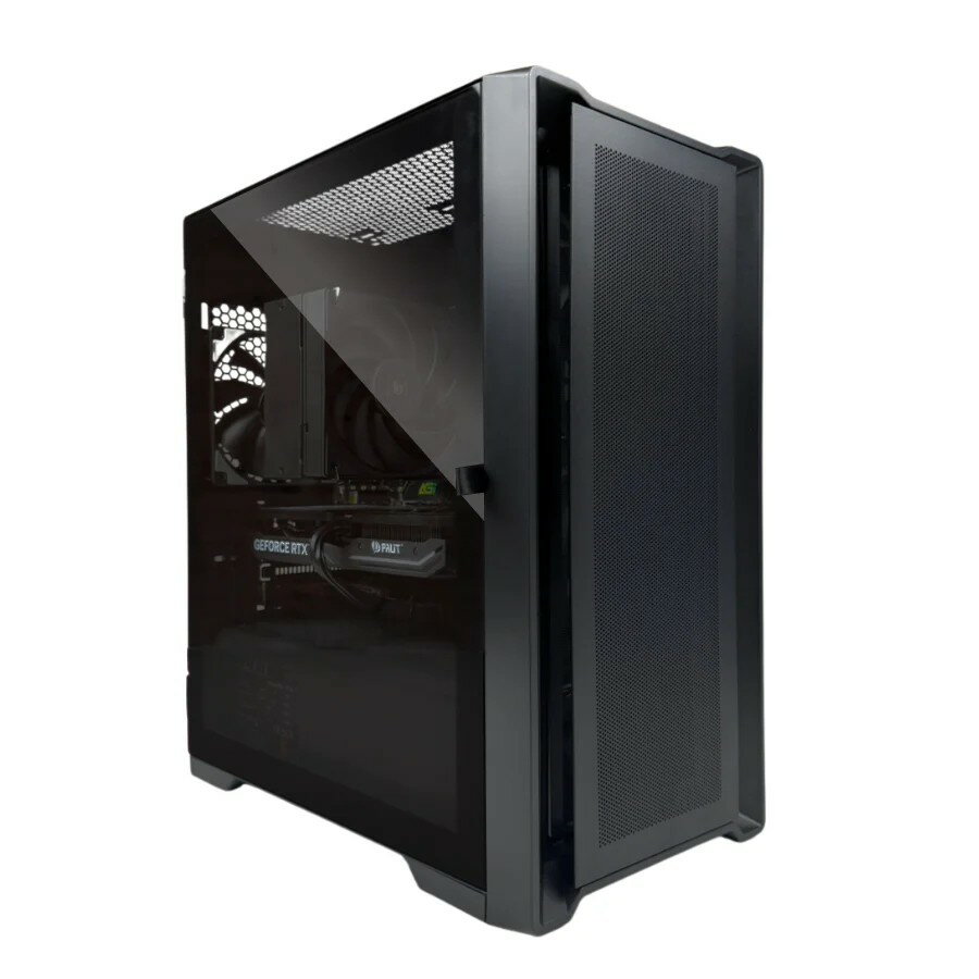 新品✨高性能ゲーミングPC✨デスクトップ／ミドルタワー／ブラック 黒／光る project-a_gaming-pccase-black01