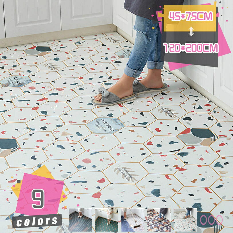 メイン素材：PVC■材質： ☆表面：PVC ■サイズ：45*75CM 60*90CM 60*120CM 80*120CM 100*120CM 120*120CM 120*140CM 120*160CM 120*180CM 120*200CM 140*160CM ■機能：裏面滑り止め付き、デコレーション、滑り止め、防音、吸水、保温、抗菌除臭、防ダニ、オールシーズン対応！★滑り止め：反面は滑り止め加工され、地面との粘着性も強く、ずれにくく、安定感あり、室内の転倒が防止でき、お子さんやお年寄りも安心で使います★ 優しい色合いでどんな部屋でも合わせやすい。素材特有のにおいが多少ありますので気になる場合は、風通しのよい場所で2〜3日、陰干ししてください。★多用途マルチマット：いろんな場所で大活躍します。キッチンだけではなく、玄関、書斎、洗面所、お風呂、床暖房、部屋、スタディルーム、リビングルーム，寝室、バスルーム、廊下などで最適しています。友人の引越し祝いのギフトとしてもオススメします。素材特有のにおいが多少ありますので気になる場合は、風通しのよい場所で2〜3日、陰干ししてください。★耐湿性が高く、乾燥速度が速く、汚れてもお手入れが簡単です。 そして重要なのは、PVC素材は難燃性で、効果的にキッチンの安全を守ります。「サイズ」45*75CM 60*90CM 60*120CM 80*120CM 100*120CM 120*120CM 120*140CM 120*160CM 120*180CM 120*200CM 140*160CM 【PVC素材の特徴】 ●カビに侵されにくい、●汚れにくい、●損耗しにくい、●耐磨耗性、●水濡れ、日光により、色あせしにくい。毛足を短めにしたことにより、ゴミが絡みにくくお掃除が簡単だいう利点があります。 特徴 1、PVC素材 PVC (ポリ塩化ビニール)は水や汚れを吸わない素材なので汚れても拭き取るだけでOK。洗濯や染め抜きが不要でお手入れがとても簡単で扱いやすい。 2、お手入れ簡単 汚れとキズ防止：優/れた耐水性でキッチン作業を残した油汚れやこぼれ、スッキリ拭き取ることができます。また、静電気防止の特性で、埃がつきにくく掃除が楽々。 3、外観 美観の需要に応えやすく、部屋によってお好みのスタイルを選べます。 4、すべり止め加工 裏面には滑り止めつき。裏面には滑り止めがついているので、お子様やご年配の方がいるご家庭はもちろん、ペットを飼っているお宅でも安心です。 5、一年中快適 四季通用でいろんなデザインスタイルな部屋も使用できます。適用年齢も、お子様からお年寄りまで、どんな年齢でも使用できます。お快適な住む環境づくりのために、このラグが最適でしょう。 ★安全性★：安全、環境保護、色の堅牢性、高・品質、汚染防止！掃除が簡単。いつでも清潔です。 ※ご注意 ■開封直後は織機に使われている潤滑油の匂いがする場合があります。 ■開封後は、裏地のシワが縮んでサイズが少し小さくなっている場合がございますが、 両端を持って引っ張れば生地が伸びてほぼ表記通りのサイズに戻ります。 ■商品によって多少のサイズ誤差がございます。 ■モニタやブラウザによって商品写真の色合いが異なる場合がございますので予めご了承ください。 ■回転ブラシがついた掃除機や吸引力の高い掃除機を使用すると カーペットの繊維が抜け続けたり、遊び毛が増える場合があります。 ★キーワード★： 防水 キッチンマット 北欧風 ずれない 拭ける 台所マット 塩化ビニール製 防ダニ お手入れ拭くだけ すべりにくい ロングマット PVC 抗菌 防臭 防カビ おしゃれ 転倒防止 玄関マット 泥落とし かわいい 幾何学 屋外 エントランスマット ベランダ 玄関 フロアマット 無地 撥水 床保護 洗える 防ダニ加工 ふわふわ ホットカーペット対応 キッチン 台所 マット 高耐久 清潔 洗濯不要 塩化ビニル 耐久性 屋内 ドアマット 防水マット クッションマット レトロフラワー 吸水マット 丸洗い不要 pvcマット 掃除簡単 業務用 家庭用 オフィス用品 滑り止め付き PVCマット 床暖房対応 お手入れ簡単 キッチクリアマット ソフト カットできる 本ページの内容はあくまで参考資料です。実際の商品を必ずご確認くだ玄関マット 幾何学 洗える 室内 ウォッシャブル インテリア インテリアマット ジオメトリック 幾何学 フロアマット 雑貨 トイレマット ベッドサイドマット ソファマット玄関マット 幾何学デザインプリントマット 洗えるフックマット エントランス 室内 屋内 北欧 滑り止め おしゃれ 幾何学 丸洗い不要 ウォッシャブル 階段マット 丸洗い不要フリーマット キッチンマット 玄関マット 洗える 滑り止め付 マット カーペット オールシーズン可 ウォッシャブル PVC 北欧 夏用 汚れを落としマット 足キレイマット 室内 屋外キッチンマット 洗える 玄関マット 滑り止め付 マット カーペット PVC ウォッシャブル 拭ける 洗濯不要 低反発 防水 汚れに強い 踏み心地いい 滑り止め ずれにくい 台所マット 床保護キッチンマット 玄関マット 洗える 80×160cm 滑り止め付 マット カーペット オールシーズン可 フランネル ウォッシャブル マイクロファイバー 北欧 夏用 室内 おしゃれ マットキッチンマット 洗える 滑り止め付 北欧 防ダニ オールシーズン ホットカーペット対応 ラグマット カーペット ラグカーペット インテリアマット PVCマット ウォッシャブル キッチン