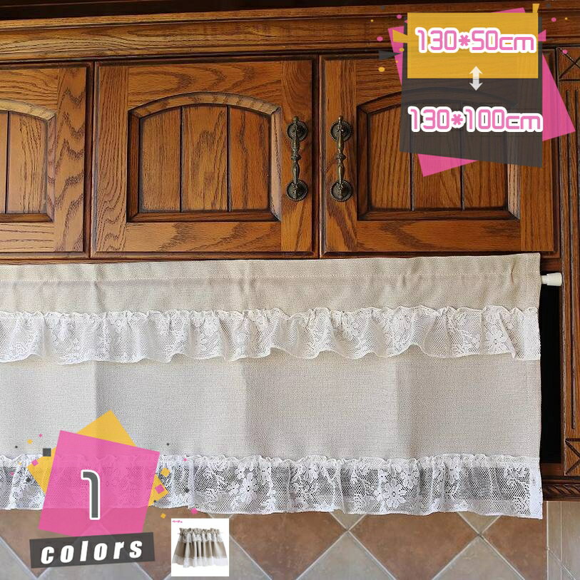 777円OFFクーポン レースカーテン カフェカーテン 刺繍花柄 無地 かわいい 素敵な 北欧 田園風 カフェカーテン 子供部屋 台所 母の日 新生活 転居祝い プレゼント ショート 北欧調 柄 美しい外観 室内の装飾 小窓用 棚の目隠し mdnat