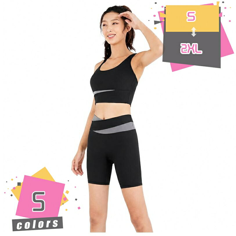 500円OFFクーポン ヨガウェア 上下セット レディース 体型カバー ショートパンツ ...