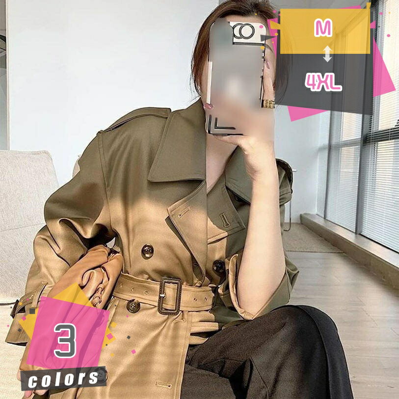 スプリングコートレディーストレンチ...