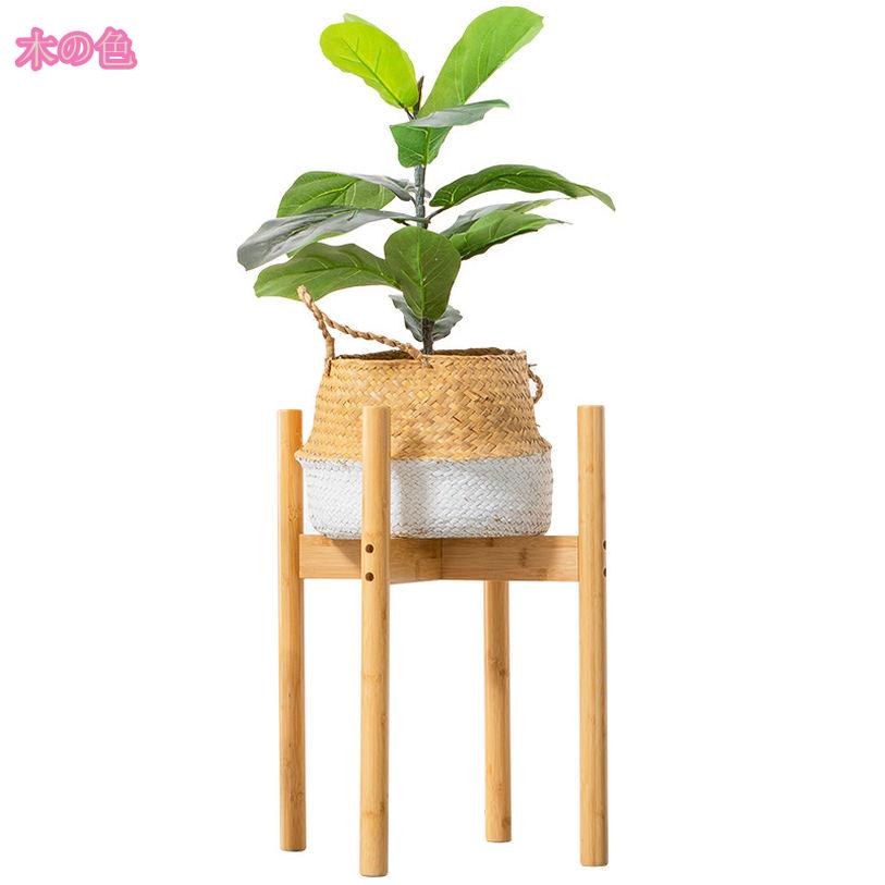500円OFFクーポン フラワースタンド 花台 竹製 鉢スタンド 植木鉢おき 植木台 プラ...