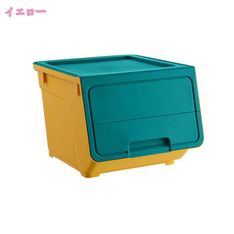 収納ケース 深型 幅38×奥行41.5×高さ30cm 積み重ね クローゼット 押入れ スタッキング 引出し 衣装ケース 押入れ収納 プラスチック製 おしゃれ 雑貨整理 小物収納 整理 整頓 プラスチック 引き出し 収納ボックス 収納 服 ケース ボックス 衣類収納 mdnat [2]