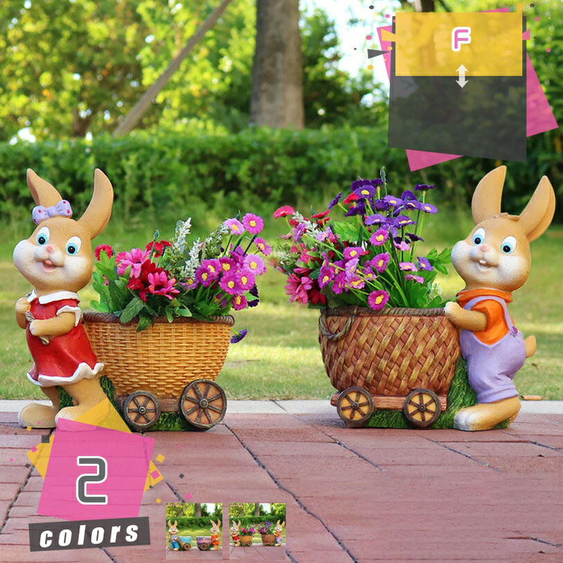 1000円OFFクーポン ガーデニング雑貨 ガーデニング 置物 兎 アンティーク ナチュラル 庭 兎 うさぎ 動物 アニマル ガーデン 雑貨 リアル オブジェ おしゃれ 可愛い インテリア オーナメント ディスプレイ 玄関 エクステリア 置き物 mdnat