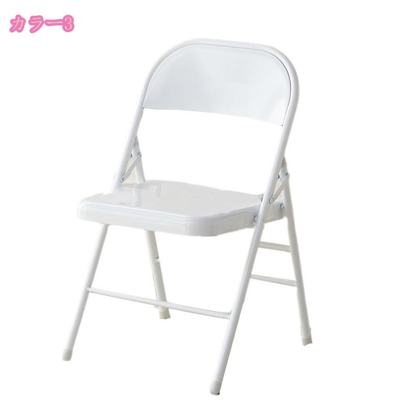 3450円OFFクーポン 折りたたみ椅子 パイプ椅子 ダイニングチェア 折り畳みイス 耐久 スタッキング可能 一体型 軽量 コンパクト 収納かご付き 組み立て不要 会議 講義 勉強用 インテリア スツール シンプル 汚れ防止 コンパクト 折り畳み mdnat [2]