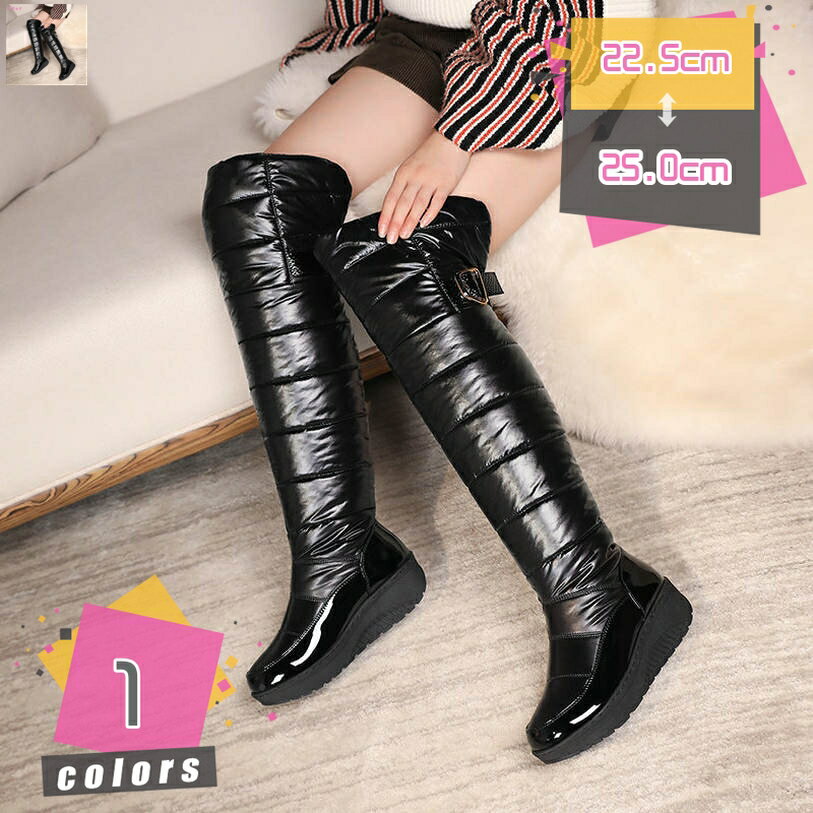 1000円OFFクーポン ニーハイブーツ レディース ロングブーツ ハイヒール ムートンブーツ 柔らかい 美脚 脚長 足細 防水 防寒 防滑 冬用 ブーツ スノーブーツ カジュアル ストレッチ エレガント キャバブーツ 厚底ブーツ